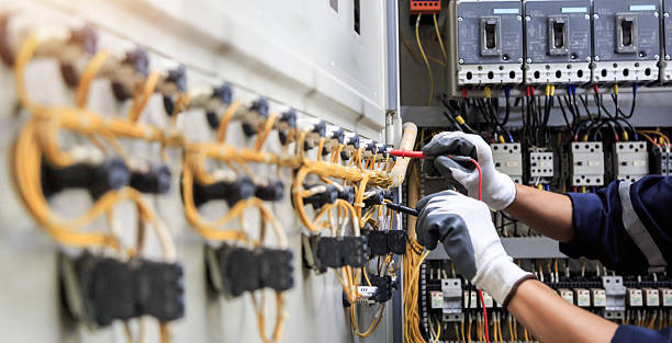 Professional Electrician technician working in Gregory, TX